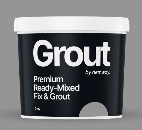 Grey ready mixed fix grout - grey,