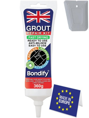 Bondify waterproof grey grout - bondify,
