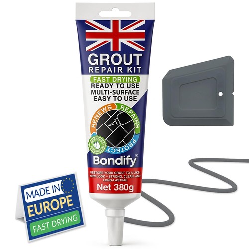 Waterproof dark grey grout - waterproof,