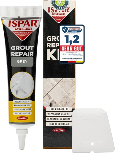 Ispar tile grout grey - grout,