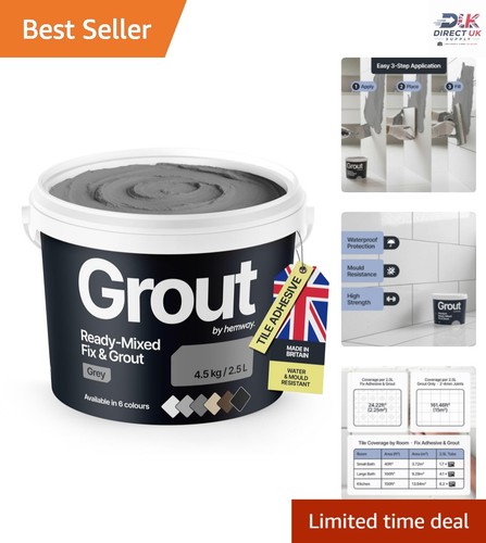 Grey ready mixed grout - ready,