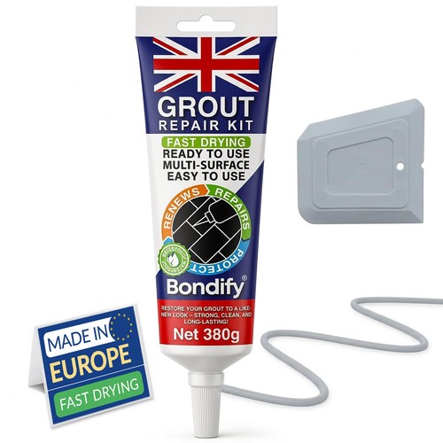 Bondify waterproof grey grout - waterproof,