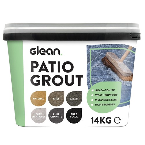 Glean patio grout - grey, 15kg