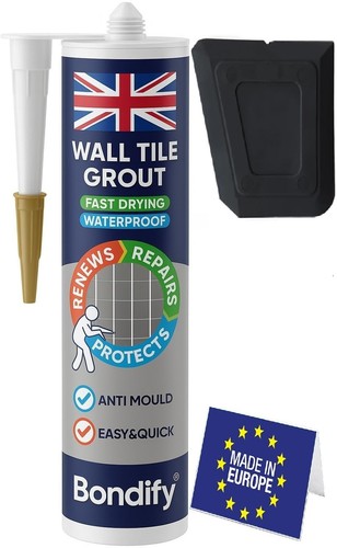 Bondify grey tile grout 450g - bondify,