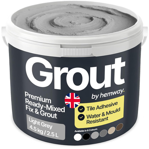 Light grey ready mixed grout - grey,