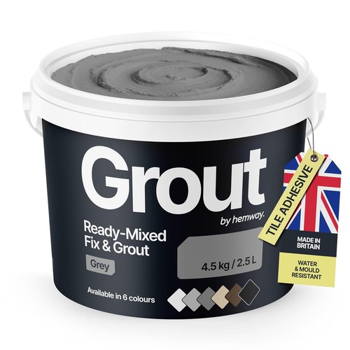 Grey ready mixed - mixed, grout