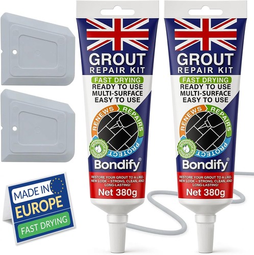 Grey grout repair - kit, 380g